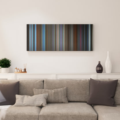 Living room interior with Blade Runner Frome on the wall