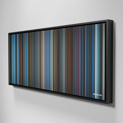 Side view of Framed Buff's of Blade Runner Frome on the wall