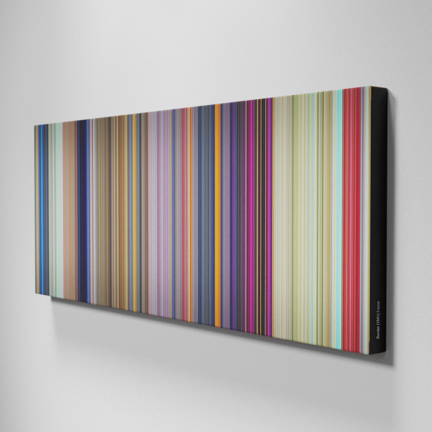 Side view of Buff's of Dumbo Frome on the wall