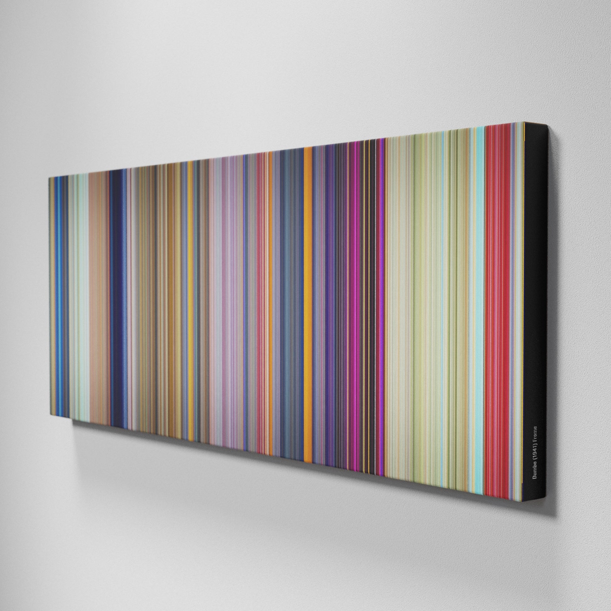 Side view of Buff's of Dumbo Frome on the wall