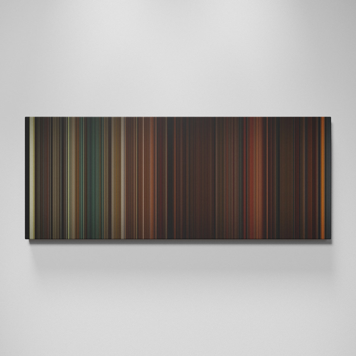 Inglourious Basterds movie canvas wall art - color palette print