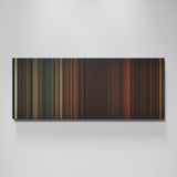 Inglourious Basterds movie canvas wall art - color palette print