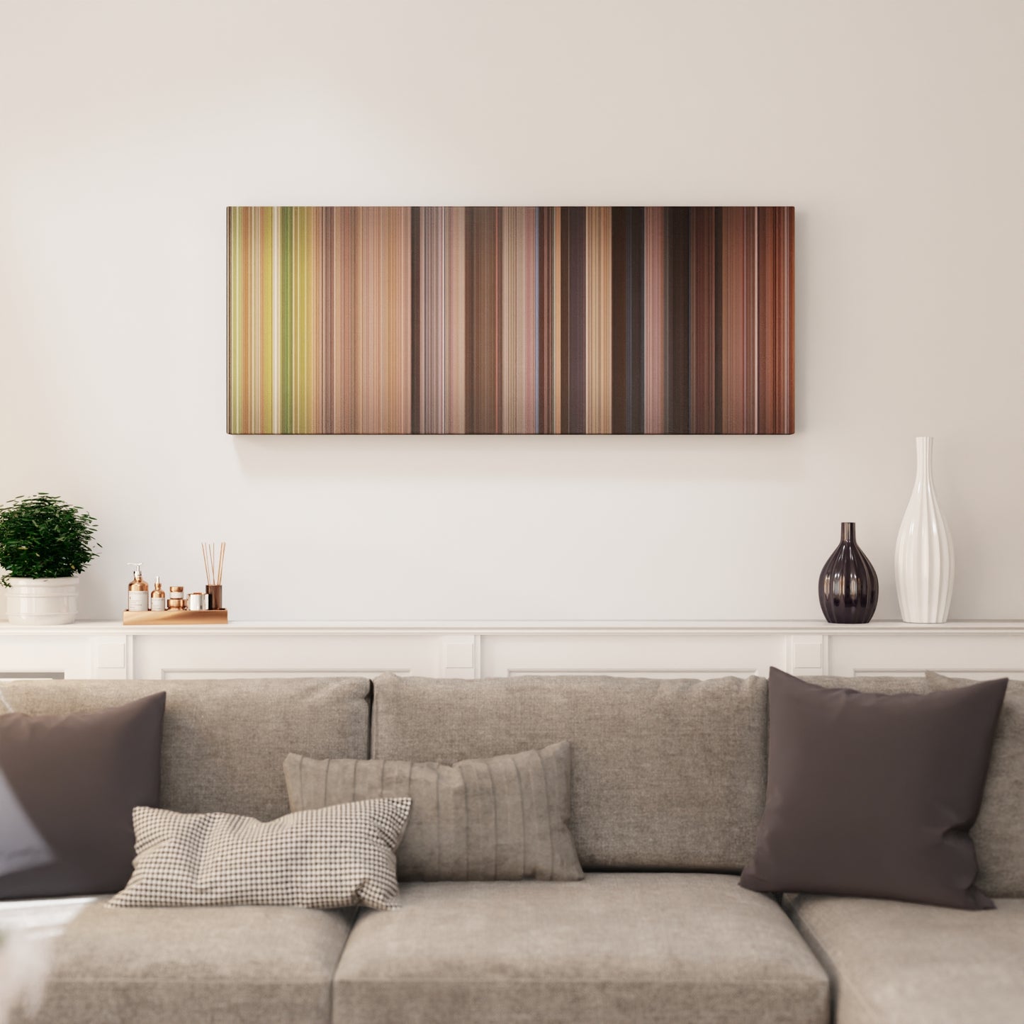 Living room interior with A Knight's Tale Frome on the wall