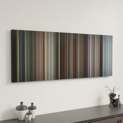 Minimal interior design with Monty Python and the Holy Grail Frome on the wall