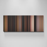 The Fast and the Furious movie canvas wall art - color palette print