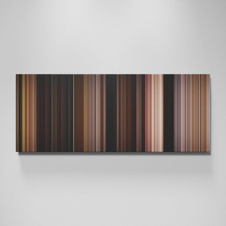 The Fast and the Furious movie canvas wall art - color palette print