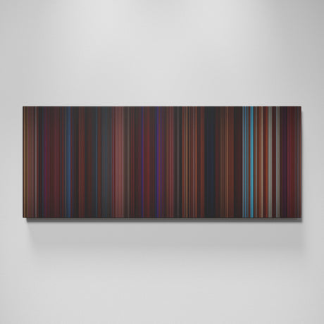 Burlesque movie canvas wall art - color palette print