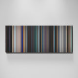 Black Panther movie canvas wall art - color palette print