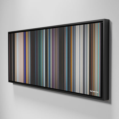 Side view of Framed Buff's of Black Panther Frome on the wall