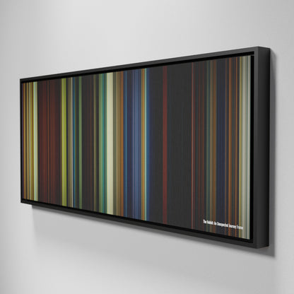 Side view of Framed Buff's of The Hobbit: An Unexpected Journey Frome on the wall