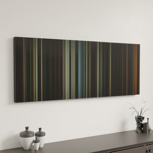 Minimal interior design with The Hobbit: The Desolation of Smaug Frome on the wall