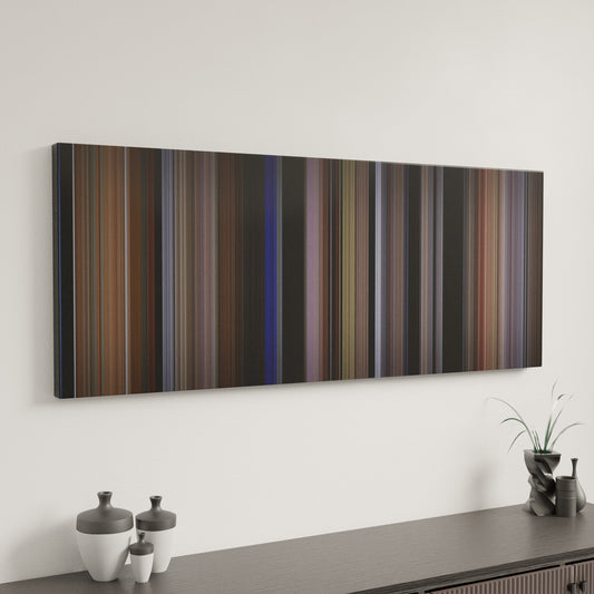 Minimal interior design with She's Having a Baby Frome on the wall