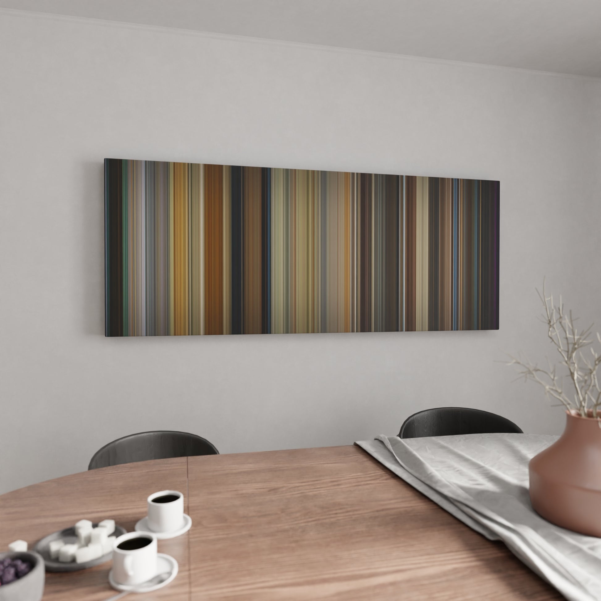 Kitchen with Get Out Frome on the wall