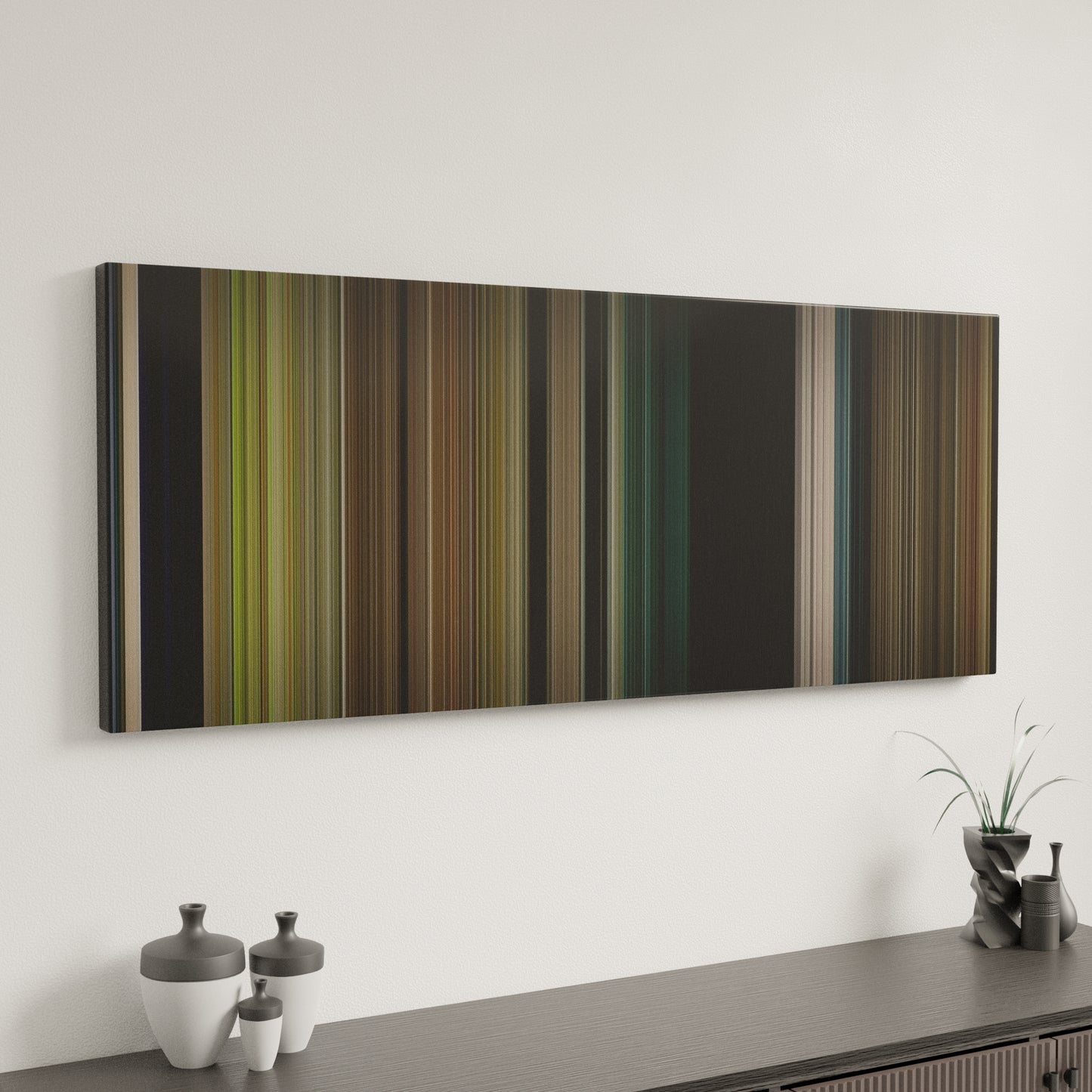 Minimal interior design with The Hunt Frome on the wall