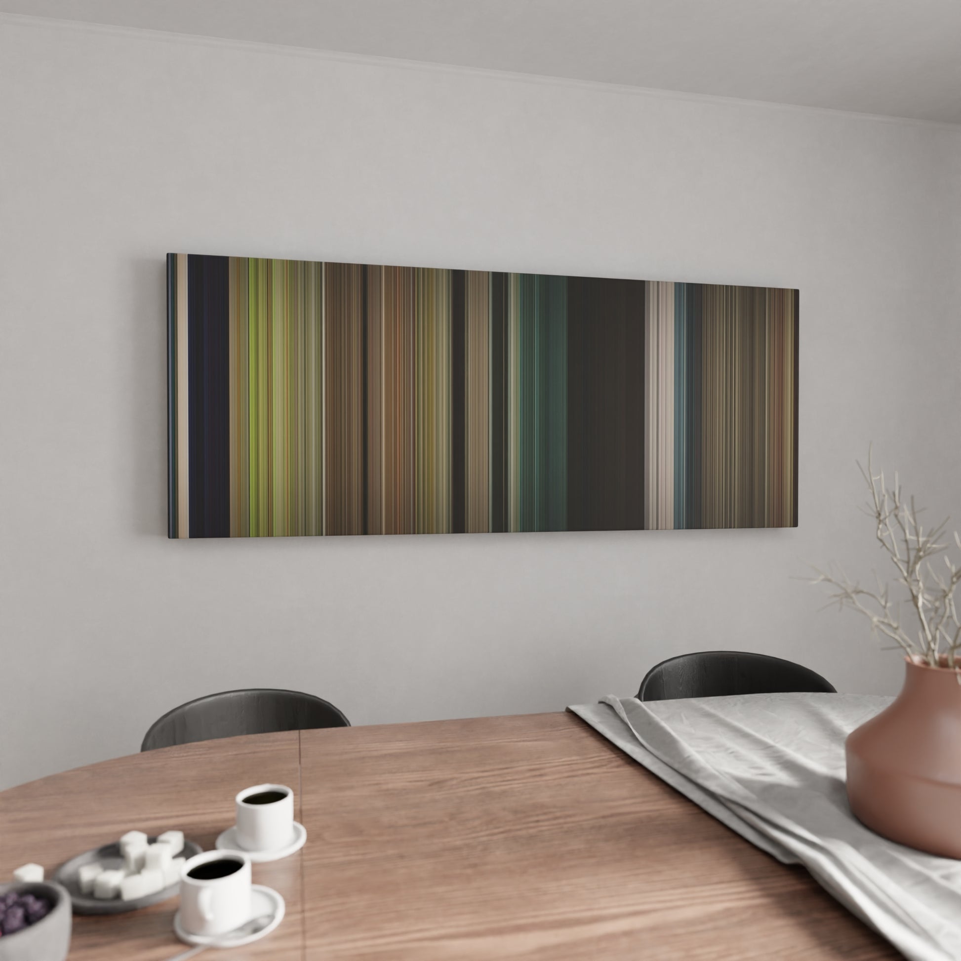 Kitchen with The Hunt Frome on the wall