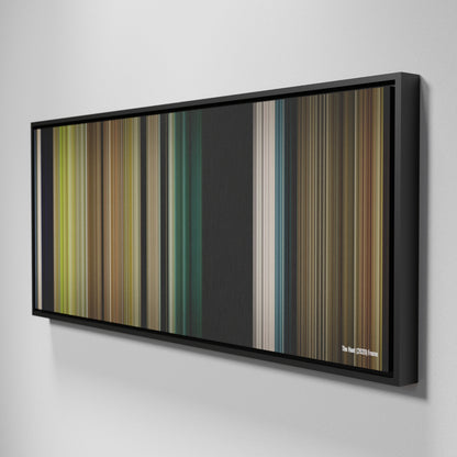 Side view of Framed Buff's of The Hunt Frome on the wall