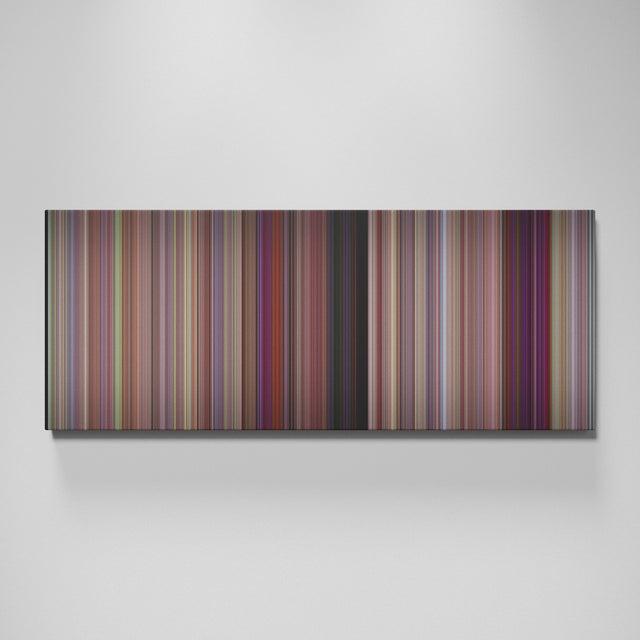 10 Things I Hate About You movie canvas wall art - color palette print