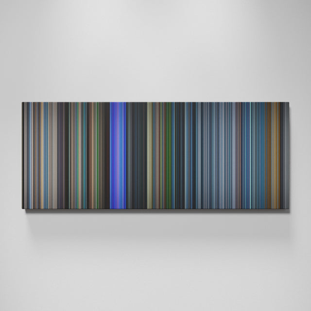 Ready Player One movie canvas wall art - color palette print