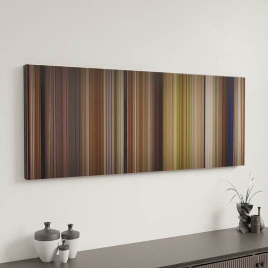 Minimal interior design with French Kiss Frome on the wall