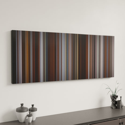 Minimal interior design with The Guernsey Literary and Potato Peel Pie Society Frome on the wall