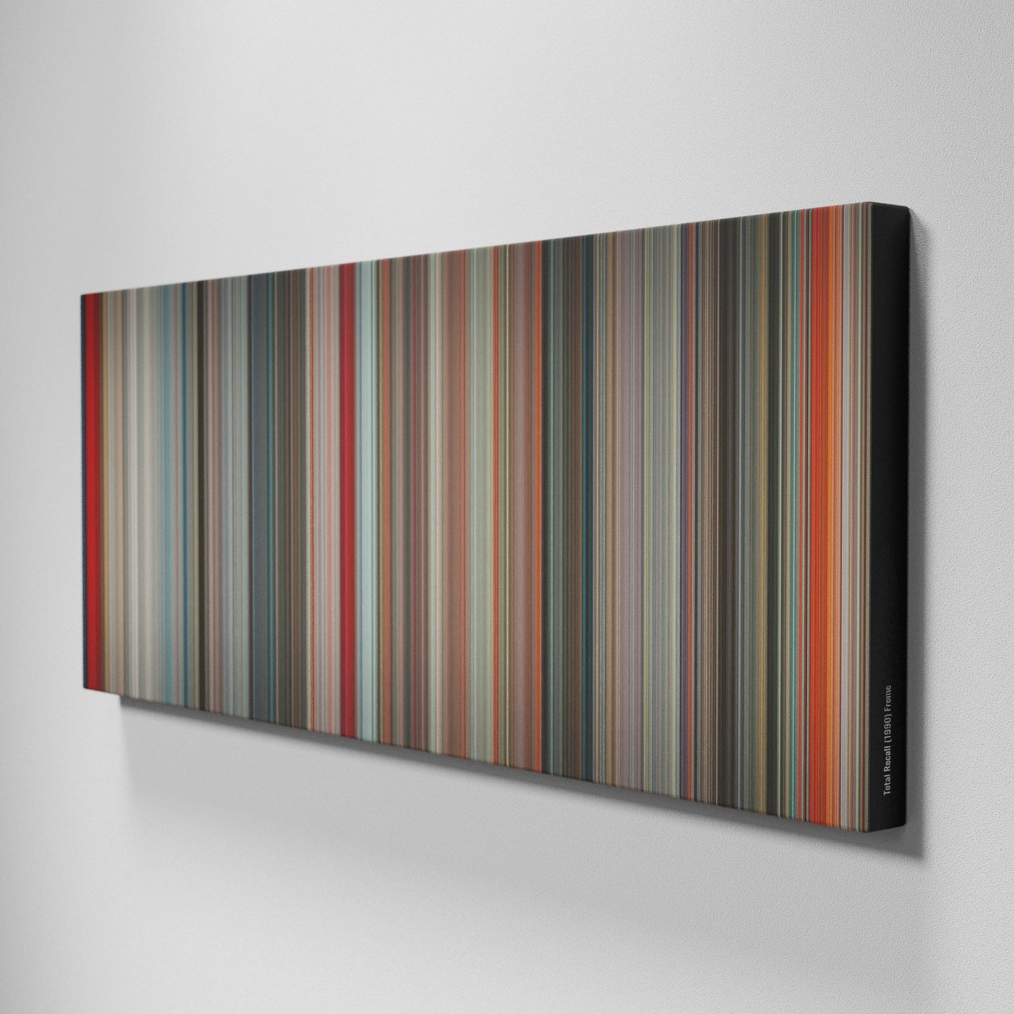 Side view of Buff's of Total Recall Frome on the wall