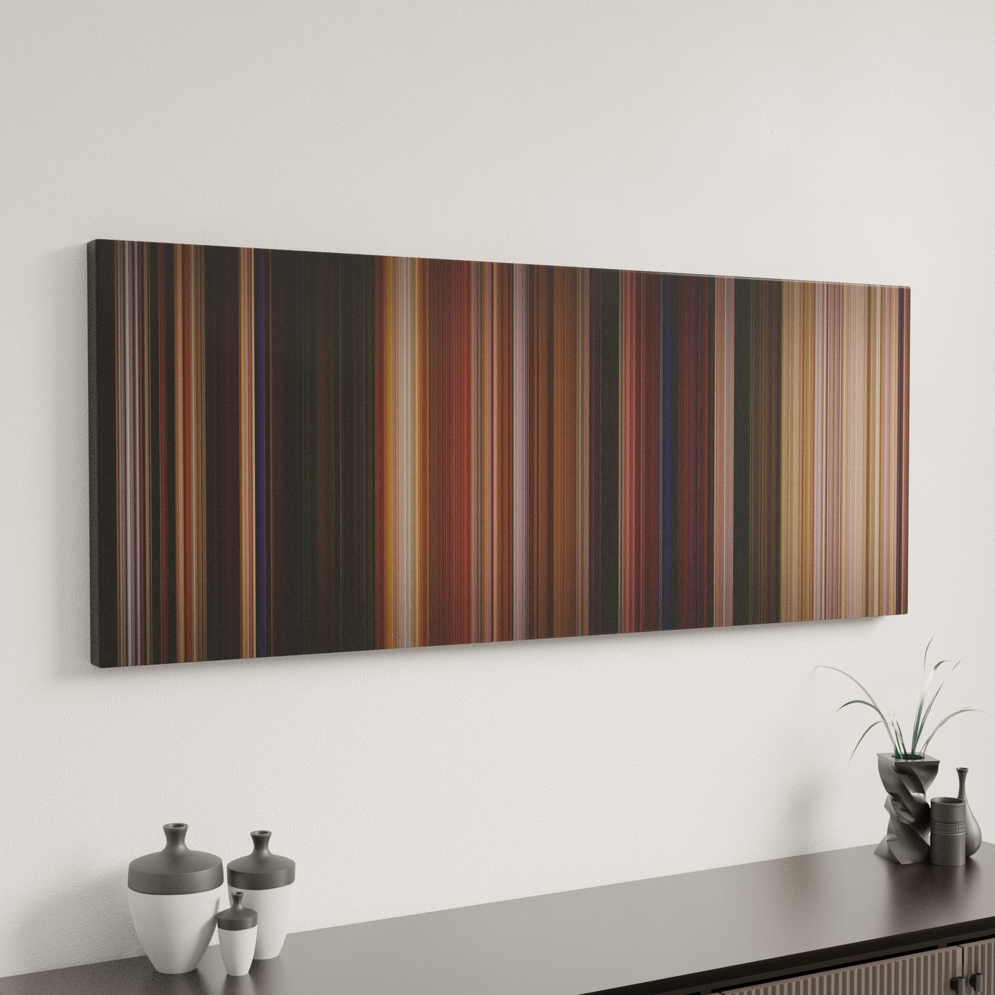 Minimal interior design with Field of Dreams Frome on the wall