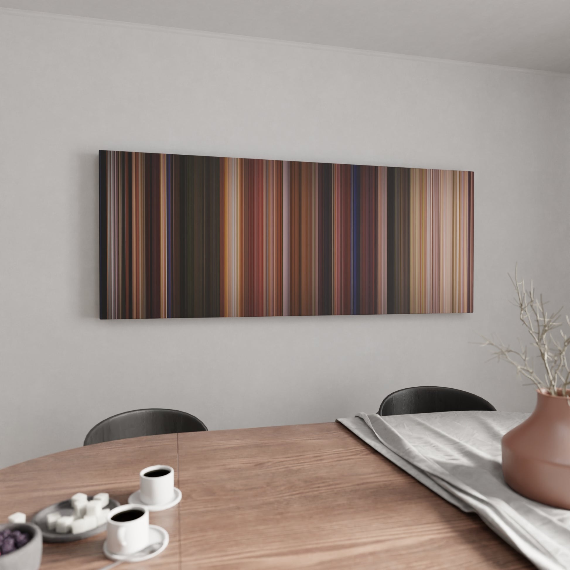 Kitchen with Field of Dreams Frome on the wall