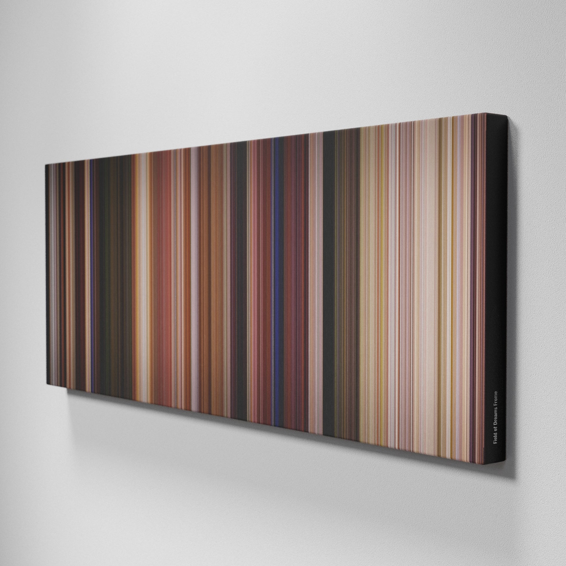 Side view of Buff's of Field of Dreams Frome on the wall