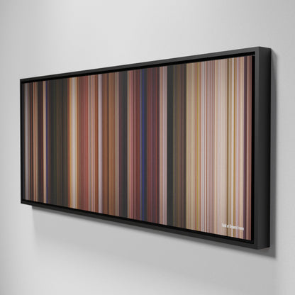 Side view of Framed Buff's of Field of Dreams Frome on the wall