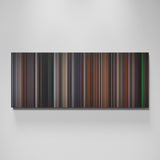 The Silence of the Lambs movie canvas wall art - color palette print