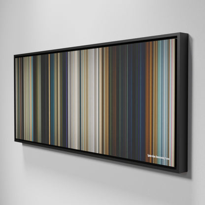 Side view of Framed Buff's of Spider-Man: Homecoming Frome on the wall