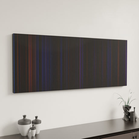 Hamilton canvas art in modern interior - movie color palette