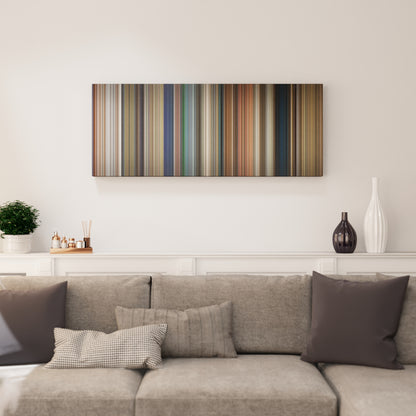 Living room interior with Days of Thunder Frome on the wall