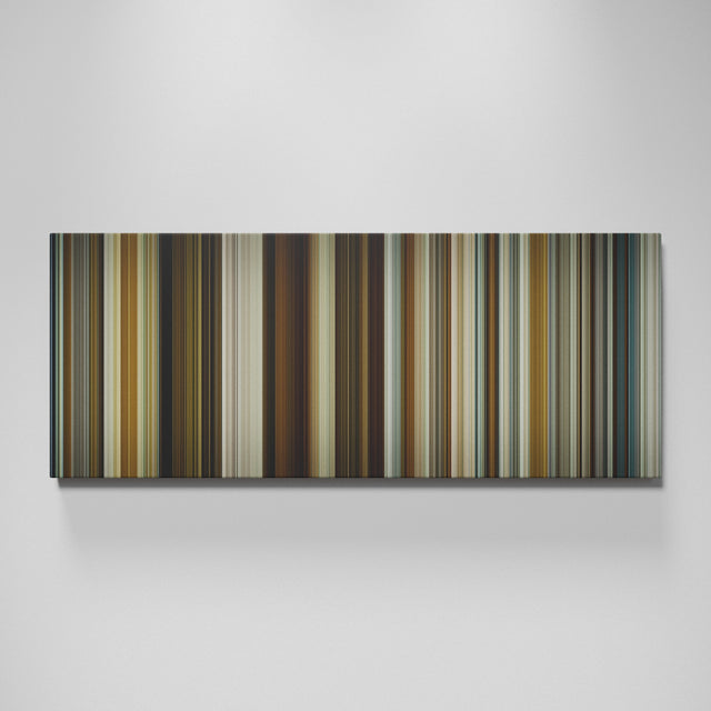 About Time movie canvas wall art - color palette print