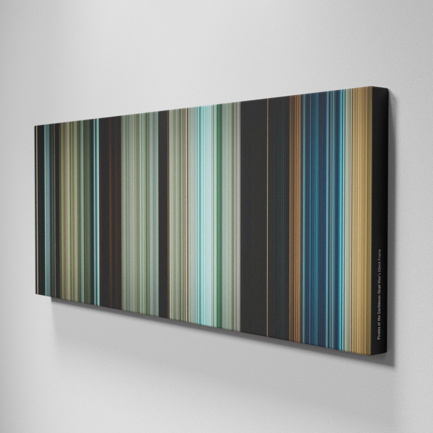 Side view of Buff's of Pirates of the Caribbean: Dead Man's Chest Frome on the wall