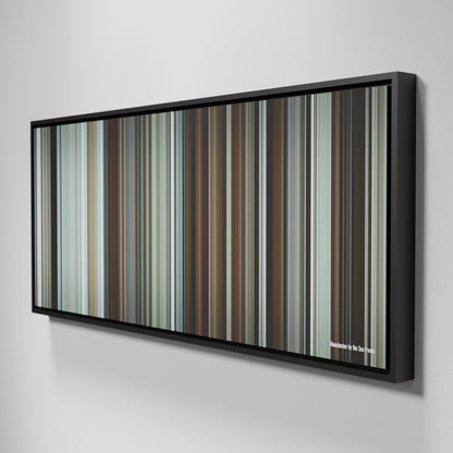 Side view of Framed Buff's of Manchester by the Sea Frome on the wall