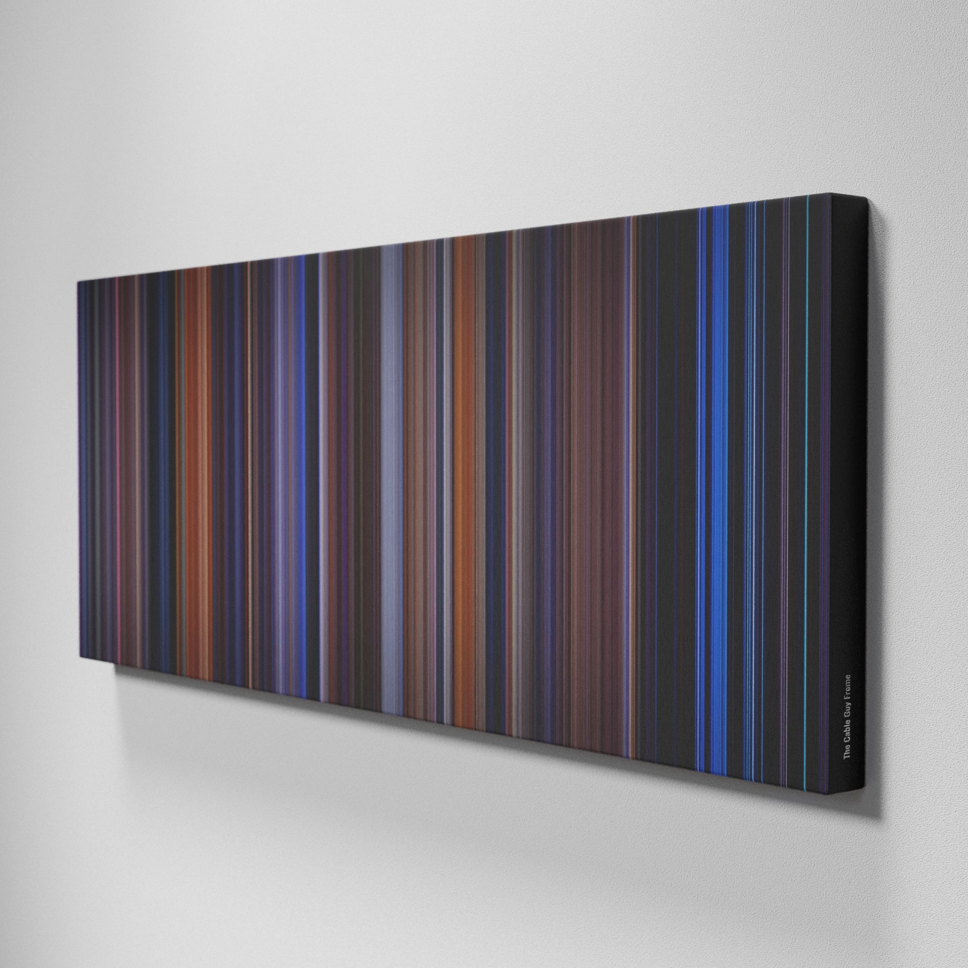 Side view of Buff's of The Cable Guy Frome on the wall