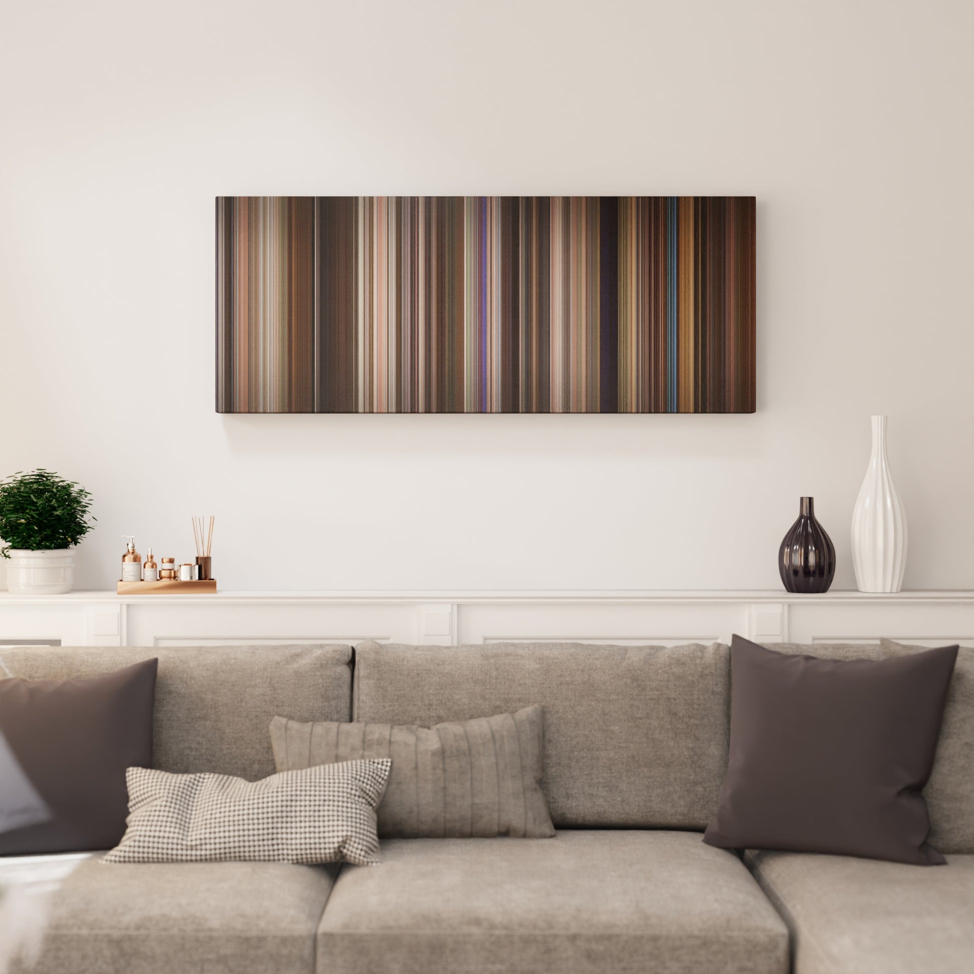 Living room interior with That Thing You Do! Frome on the wall