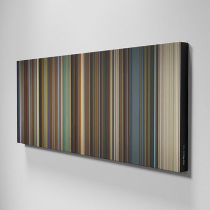 Side view of Buff's of Down With Love Frome on the wall