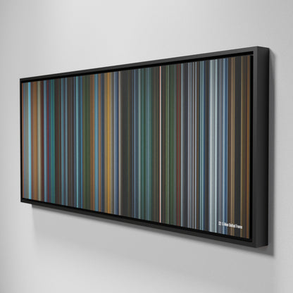 Side view of Framed Buff's of X2: X-Men United Frome on the wall