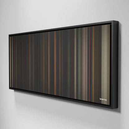 Side view of Framed Buff's of The Road Frome on the wall