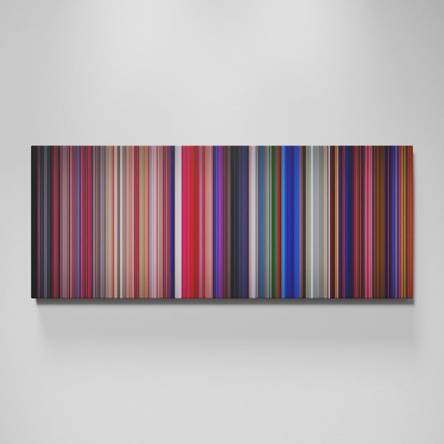 Suspiria movie canvas wall art - color palette print