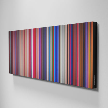 Side view of Buff's of Suspiria Frome on the wall