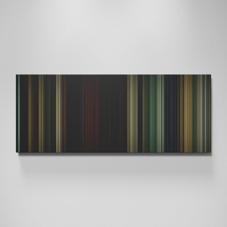The Last of the Mohicans movie canvas wall art - color palette print