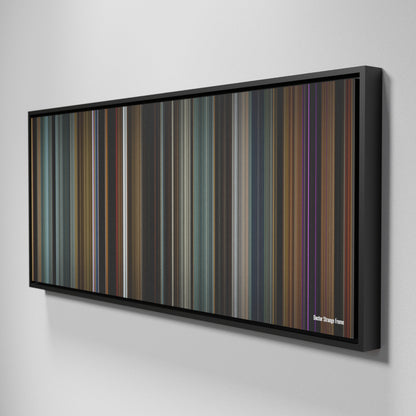 Side view of Framed Buff's of Doctor Strange Frome on the wall