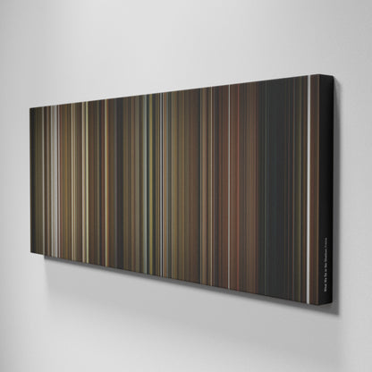 Side view of Buff's of What We Do in the Shadows Frome on the wall