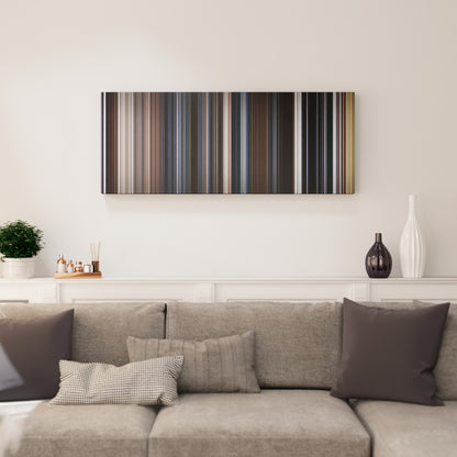 Living room interior with The X Files Frome on the wall