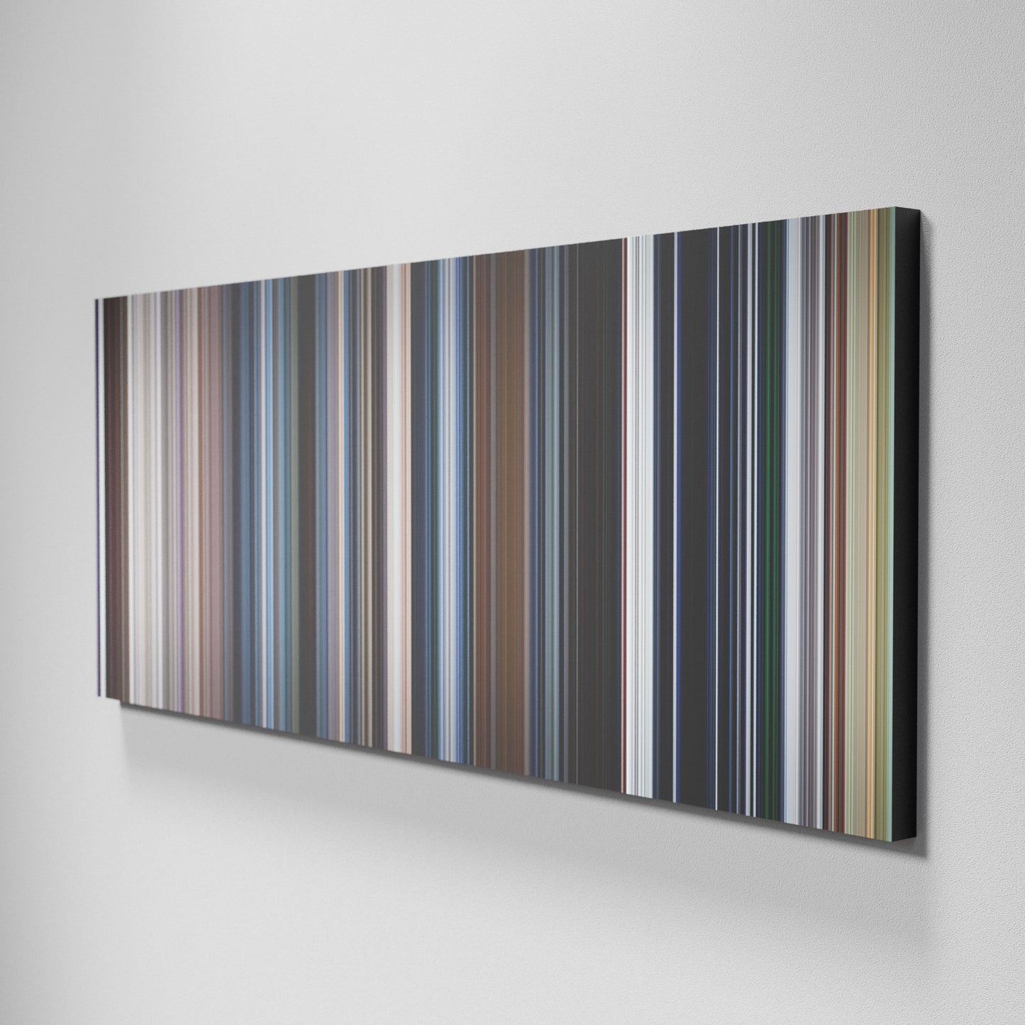 Side view of Basic of The X Files Frome on the wall