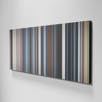 Side view of Basic of The X Files Frome on the wall