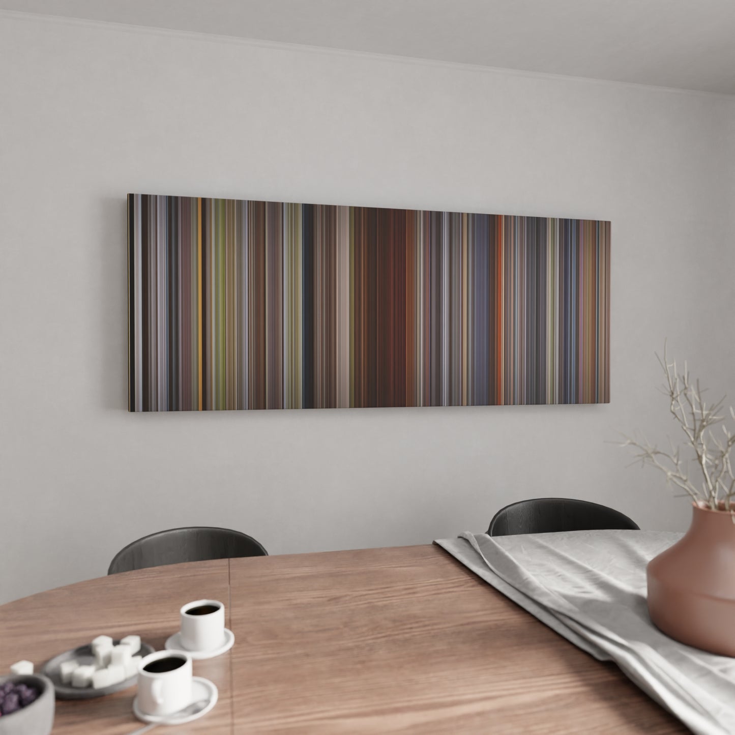 Kitchen with The Color Purple Frome on the wall